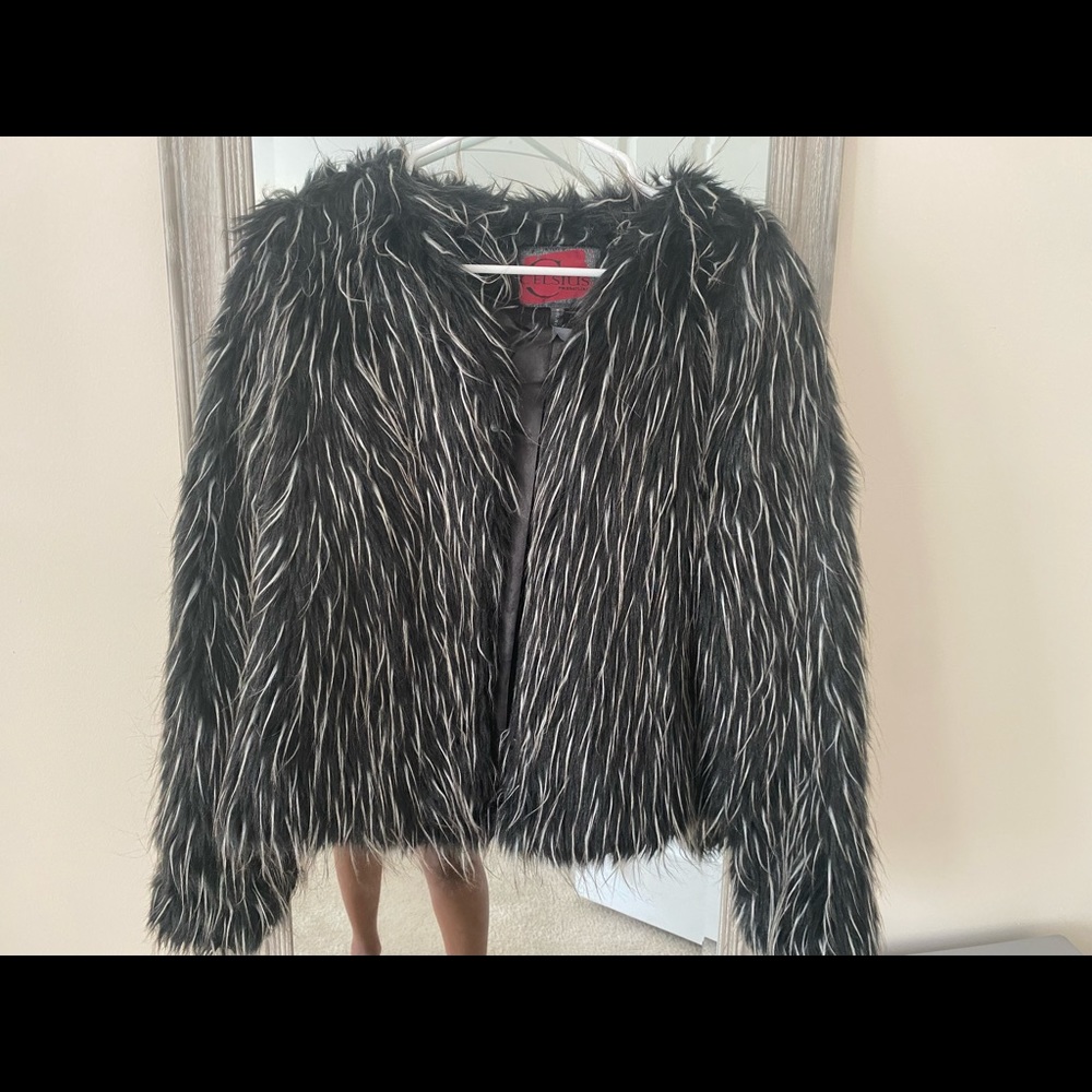 Charlotte Russe Faux Fur Jacket